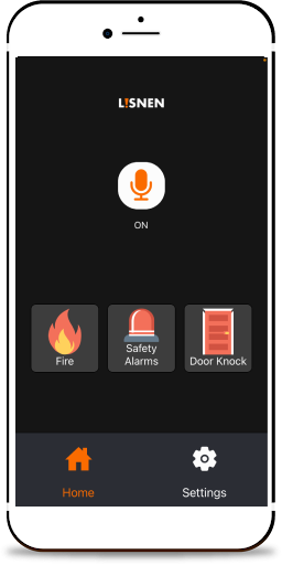 Lisnen Mobile App Home Screen